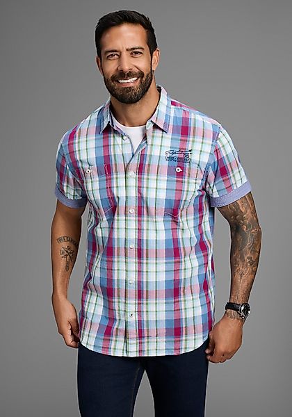 Man's World Kurzarmhemd im Karomuster mit günstig online kaufen