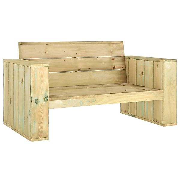 vidaXL Gartenbank 139 cm Kiefernholz Imprägniert 318427 günstig online kaufen