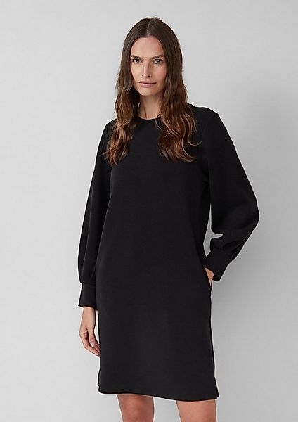 s.Oliver Midikleid Kleid Scuba-Kleid mit weitem Arm und Eingrifftaschen günstig online kaufen