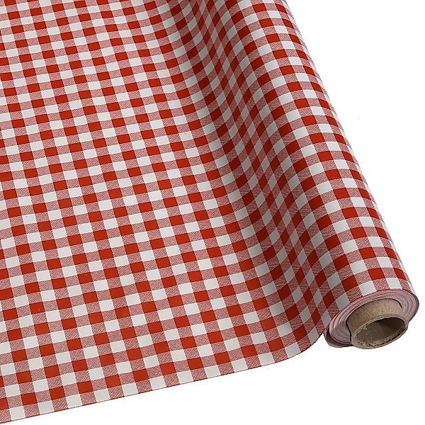 DéVa Tischdecke Wachstuchtischdecke "kariert rot" in günstig online kaufen