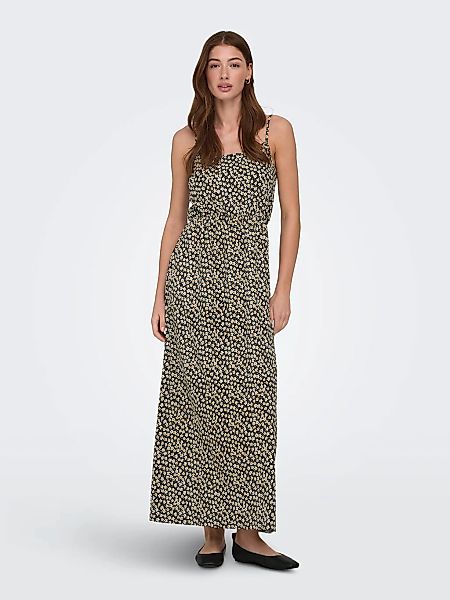 ONLY Maxikleid "ONLALTA S/L LONG STRAP DRESS PNT ZLO" günstig online kaufen