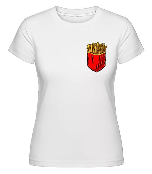 Brusttasche Pommes · Shirtinator Frauen T-Shirt günstig online kaufen
