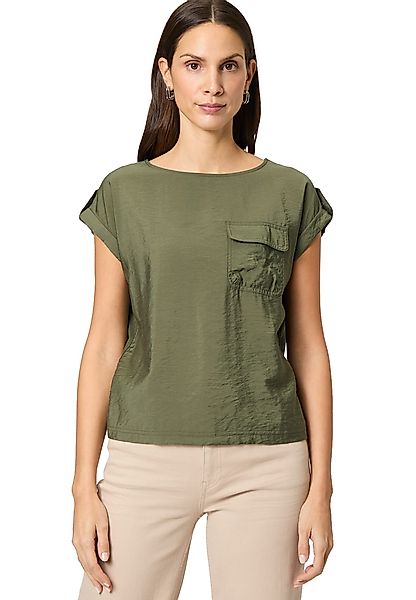 Zero Kurzarmshirt zero Shirt mit Klappentasche günstig online kaufen