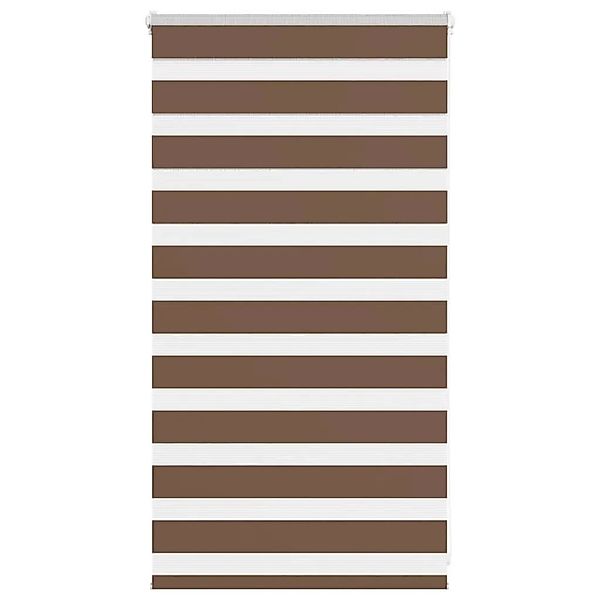 vidaXL Doppelrollo Braun 90x100 cm Stoffbreite 85,9 cm Polyester 4014311 günstig online kaufen