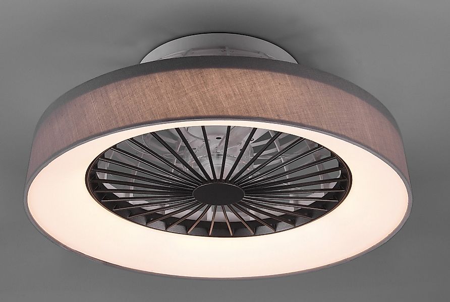 Reality Leuchten LED Deckenleuchte Farsund Deckenventilator, günstig online kaufen