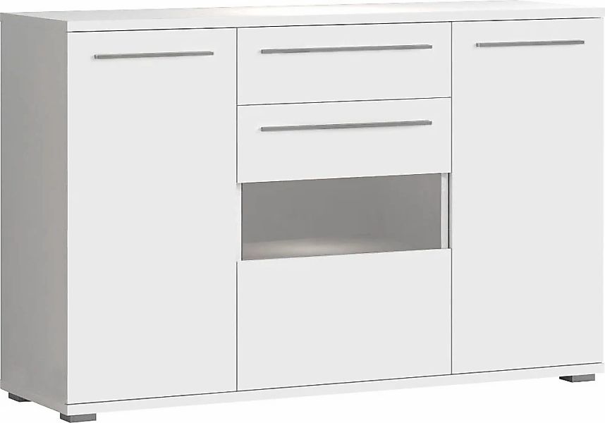 Places of Style Kommode "Piano", (H/B/T): 97,4/150/45,2cm), UV lackiert, So günstig online kaufen