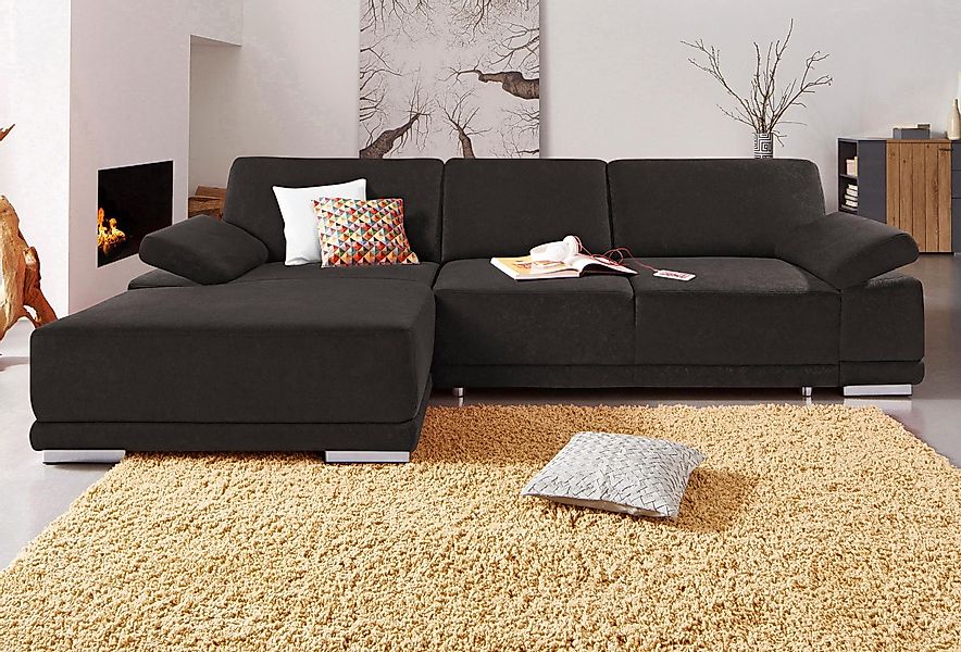 sit&more Ecksofa "Coria L-Form" mit XL-Recamiere, wahlweise mit Bettfunktio günstig online kaufen