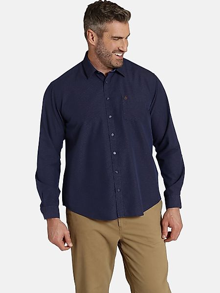 Charles Colby Langarmhemd DUKE RYE mit elegantem Punkte-Muster günstig online kaufen