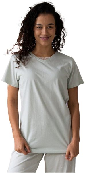 By Louise Pyjamaoberteil Damen Pyjamashirt mit günstig online kaufen