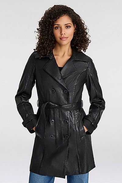 Mauritius Ledermantel "GWTaresa", (2 tlg., mit Bindegürtel), Leder-Trenchco günstig online kaufen