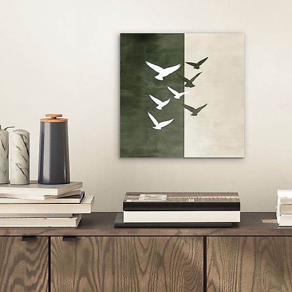 MuchoWow Metallbild Japandi - Vogel - günstig online kaufen