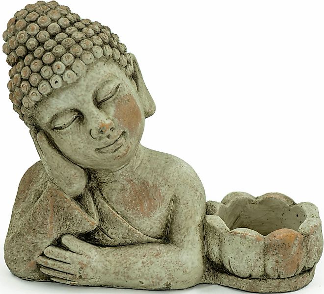 NOOR LIVING Kerzenhalter "Buddha", (1 St.), aus Zement günstig online kaufen