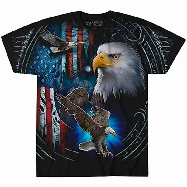 Liquid Blue T-Shirt Tribal Eagle Rundumdruck günstig online kaufen
