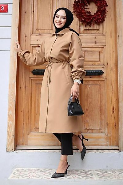 MİSSKAYLE Trenchcoat Verdeckter Knopfleisten-Trenchcoat günstig online kaufen