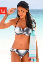 Venice Beach Bandeau-Bikini-Top "Summer" mit geraffter Mitte günstig online kaufen