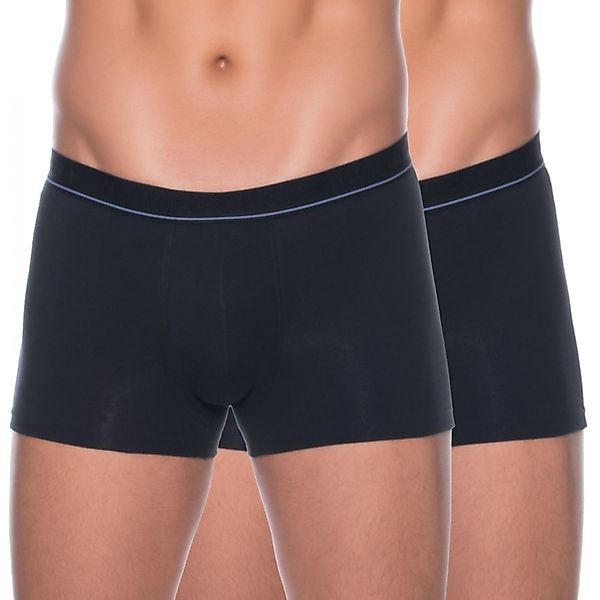 bugatti Boxer Rom (2er Pack) weich, basic, eng, atmungsaktiv, breiter Bund, günstig online kaufen