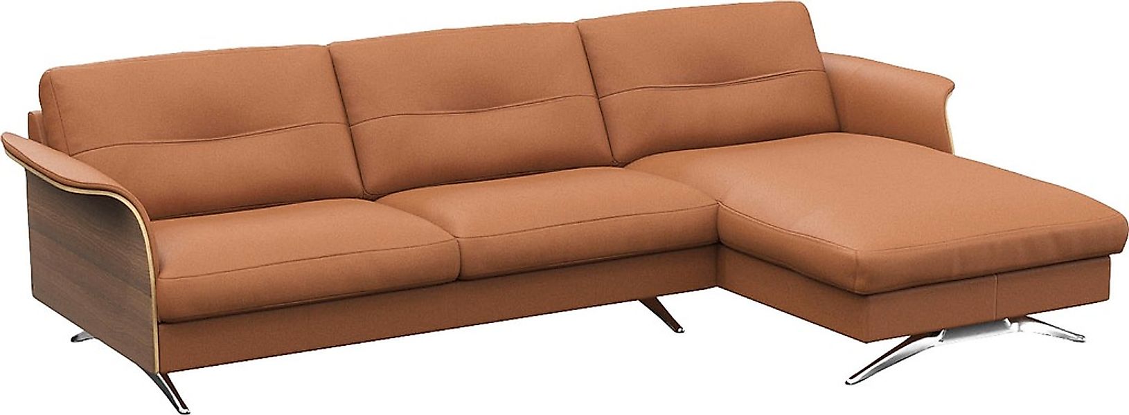 FLEXLUX Ecksofa »Glow, super bequem durch hochwertigem Sitzaufbau mit Feder günstig online kaufen