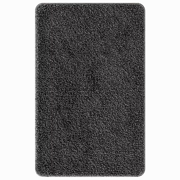 vidaXL Badematte 2-tlg. Badematten-Set Dunkelgrau Polypropylen günstig online kaufen