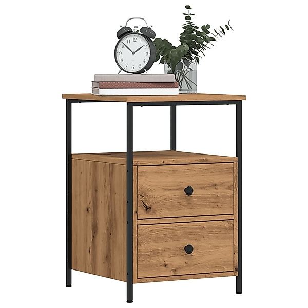 vidaXL Nachttisch Nachttisch Artisan-Eiche 34x35,5x50 cm günstig online kaufen
