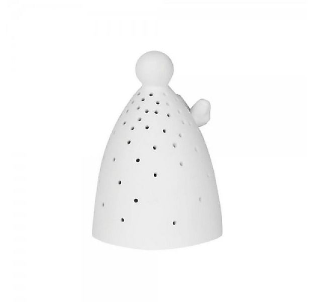 Räder Windlicht Design Lichtengel Mini mit LED-Licht Punkte Weiß (8cm) günstig online kaufen