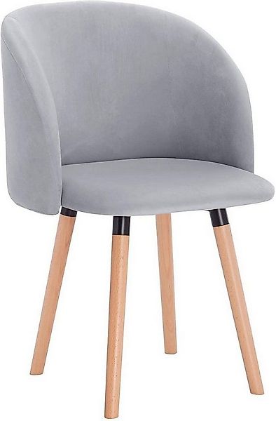 Woltu Esszimmerstuhl (1 St), Küchenstuhl mit Armlehne, Gestell aus Massivho günstig online kaufen