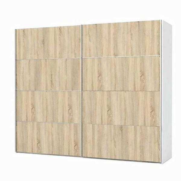 ebuy24 Kleiderschrank Veto Kleiderschrank 2 Türen, breite 242 cm, weiss günstig online kaufen