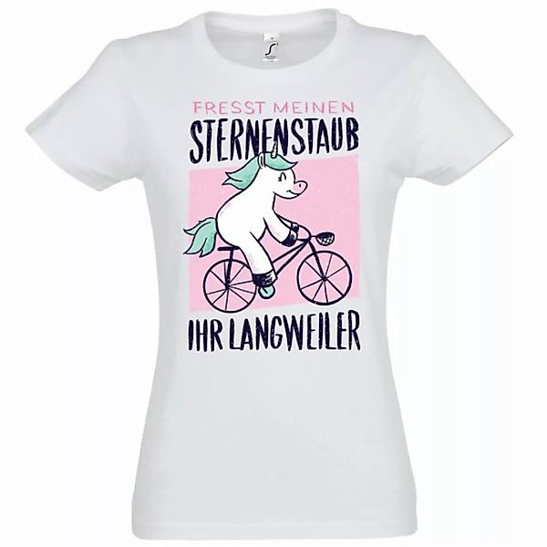 Youth Designz T-Shirt Frisst meinen Sternenstaub" Damen Shirt mit modischem günstig online kaufen