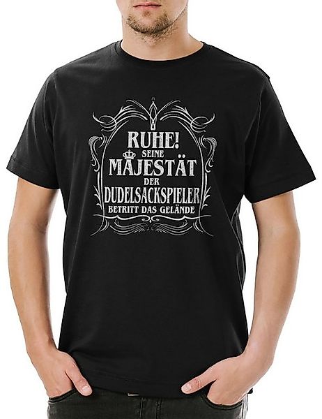 Urban Backwoods Print-Shirt Seine Majestät Der Dudelsackspieler Herren T-Sh günstig online kaufen