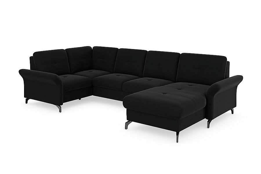 Places of Style Wohnlandschaft »Calando U-Form«, wahlweise mit Bettfunktion günstig online kaufen
