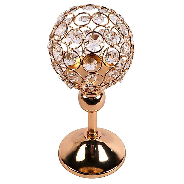 BIGTREE Kerzenständer Gold Kristall Kerzenständer Hochzeit günstig online kaufen