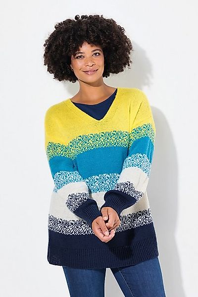 Angel of Style Fleecepullover Pullover oversized Colorbocking Seitenschlitz günstig online kaufen