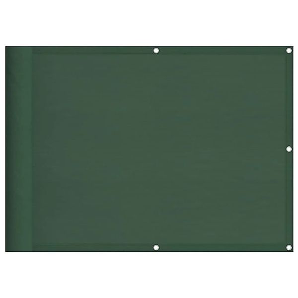 vidaXL Balkon-Sichtschutz Dunkelgrün 75x700 cm 100 % Polyester-Oxford 40002 günstig online kaufen