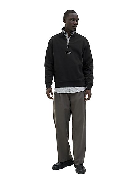 Jack & Jones Herren Sweatshirt JJESOHO SWEAT QUARTER ZIP - Relaxed Fit günstig online kaufen
