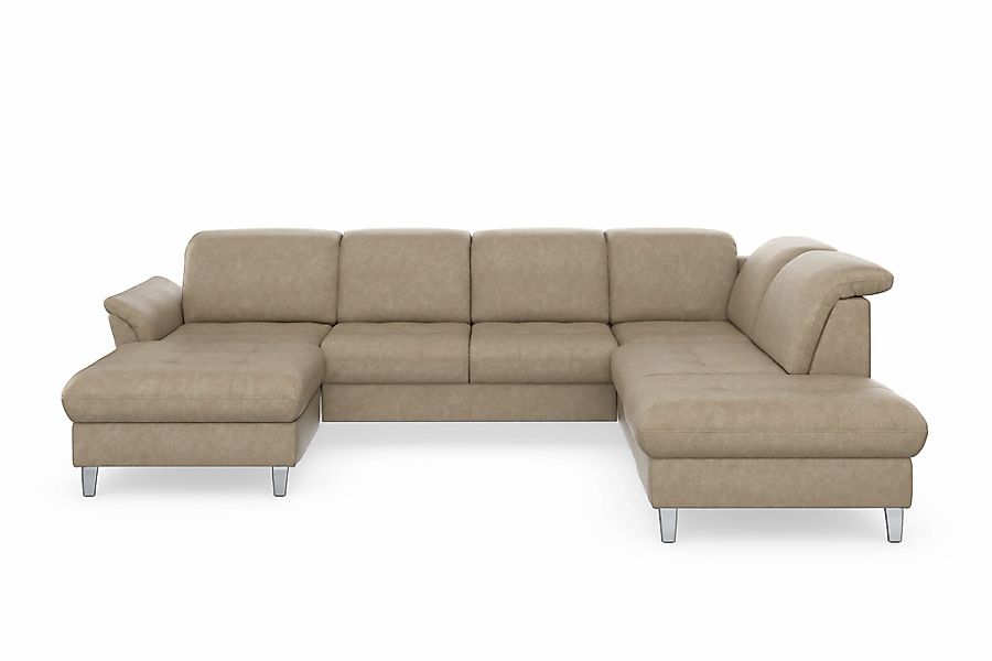 sit&more "Maggiore U-Form" wahlweise mit Kopfteilverstellung, Bettfunktion günstig online kaufen