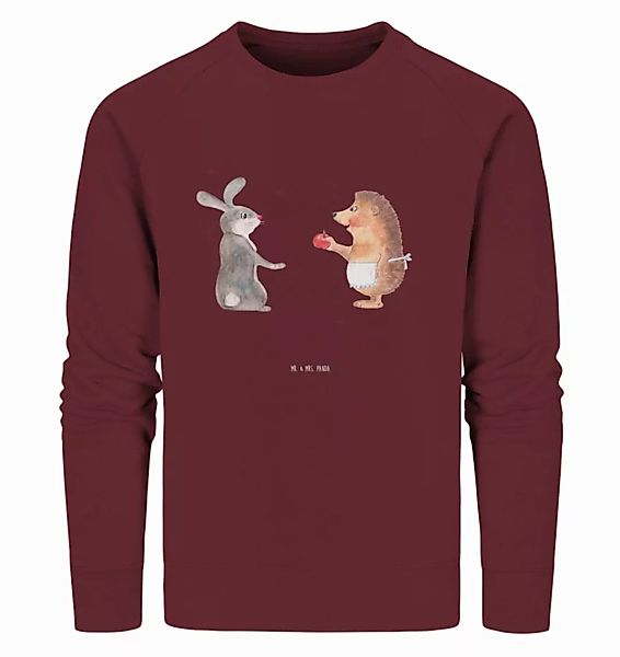 Mr. & Mrs. Panda Longpullover Größe XXL Hase Igel - Burgundy - Geschenk, Sw günstig online kaufen