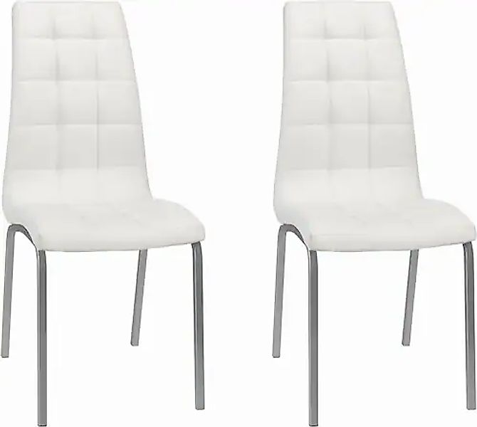 INOSIGN 4-Fußstuhl »Lila« (Set) 2 Stk. Kunstleder (2 Stück) Bezug in Kunstl günstig online kaufen