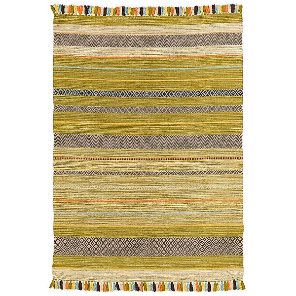Pergamon Wollteppich Natur Teppich Kelim Kalleen, günstig online kaufen