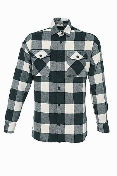 Megaman Jeans Flanellhemd Flanellhemd H-265 Flanellhemd Kariert Hemd Holzfä günstig online kaufen