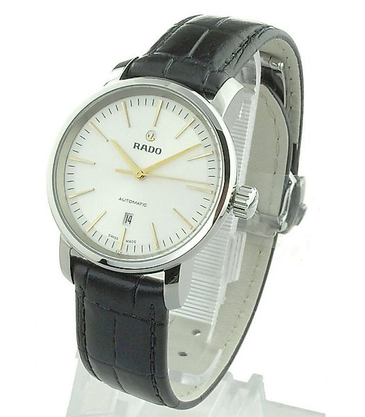Rado Schweizer Uhr Automatik Damen Uhr Diamaster R14050105 Carbon günstig online kaufen