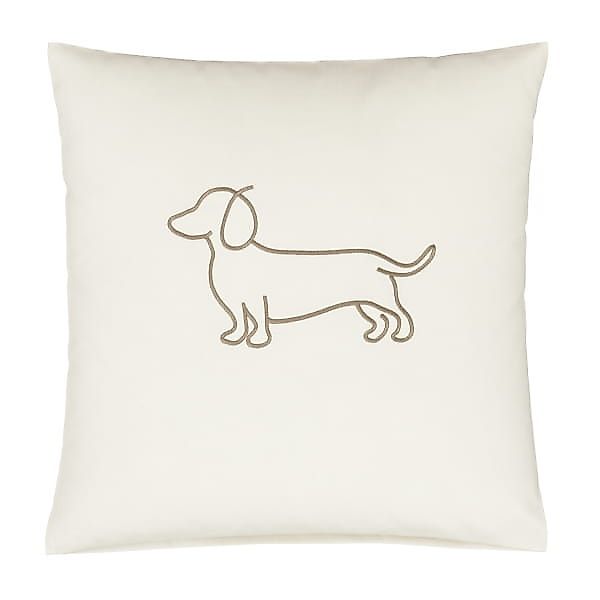 elegante Kissenbezüge WE LOVE DOGS Companion 24542 - Farbe: Natur-Beige - 7 günstig online kaufen