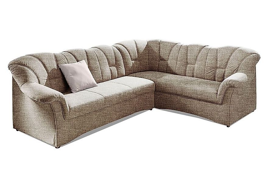 DOMO collection Ecksofa »Papenburg B/T/H: 242/190/84 cm L-Form« wahlweise m günstig online kaufen