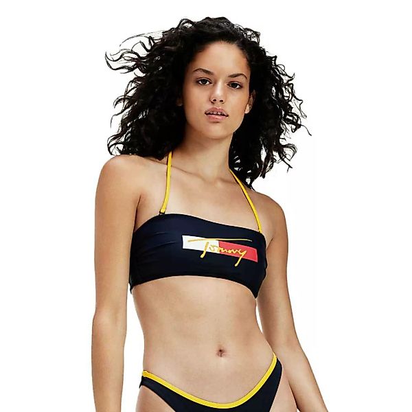 Tommy Hilfiger Underwear Bandeau Fixed Bikini Oberteil M Desert Sky günstig online kaufen