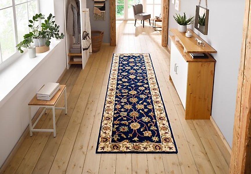 my home Wollteppich »Sahil«, rechteckig, 14 mm Höhe, reine Wolle, Orient-Op günstig online kaufen