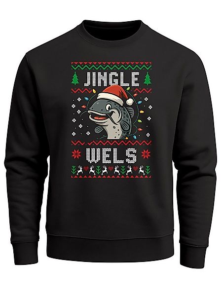 MoonWorks Sweatshirt Sweatshirt Herren Ugly XMAS Sweater Jingle Wels Wortwi günstig online kaufen