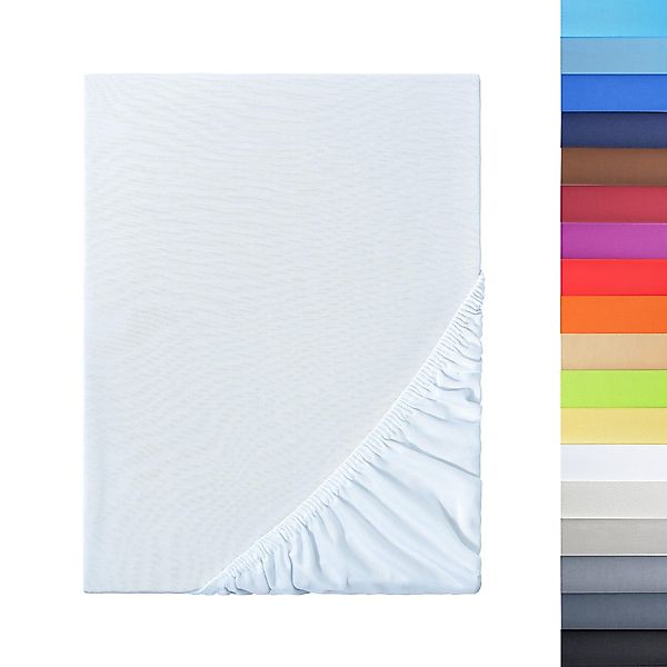 NatureMark Spannbettlaken Microfaser Spannbettlaken 200x220cm, Polyester, günstig online kaufen