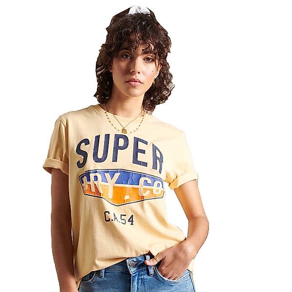 Superdry Cali Surf Classic Crew Kurzarm T-shirt L Mellow Sun günstig online kaufen