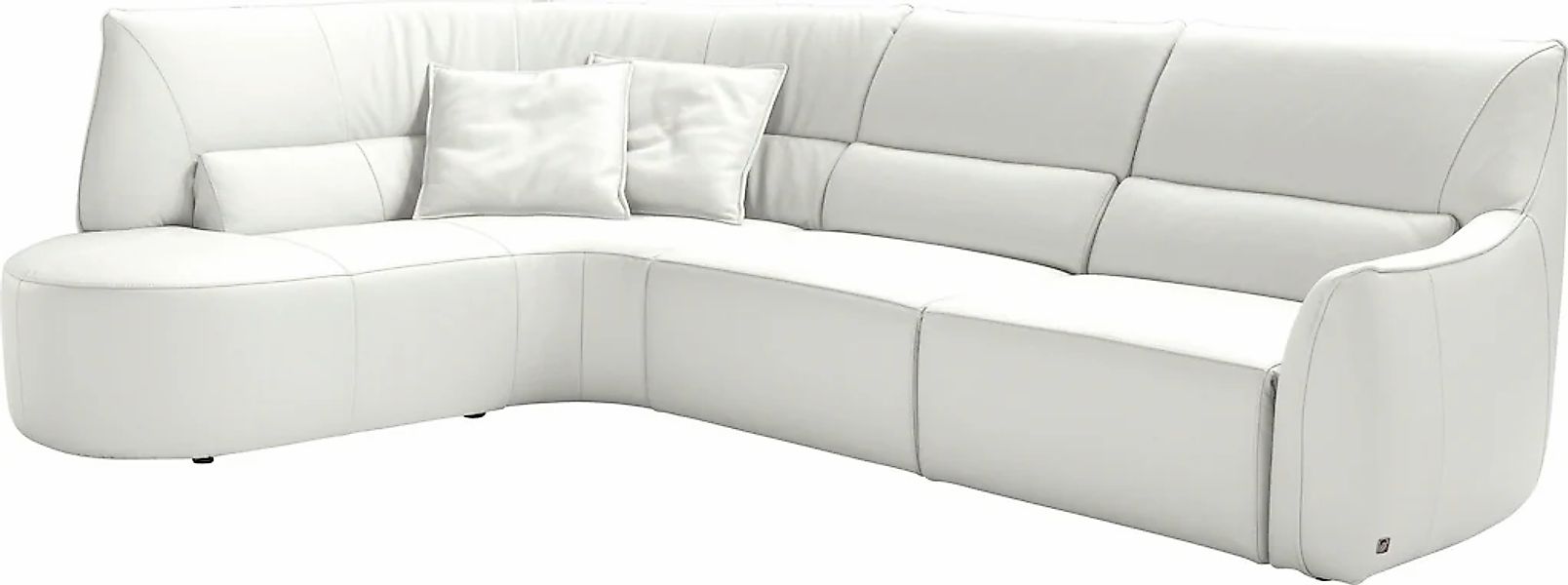 Egoitaliano Ecksofa "Puffy, extravagant & edel, Retro Designsofa, hoher Sit günstig online kaufen