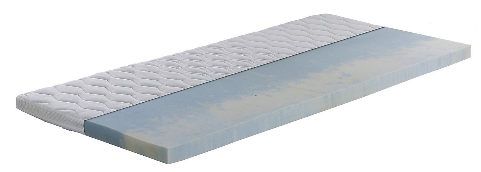 ALX - Deluxe, Topper, 6 cm hoch, atmungsaktiver Gelschaumtopper mit Eckgumm günstig online kaufen