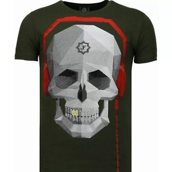 Local Fanatic  T-Shirt Totenkopf Bring The Beat Strass günstig online kaufen