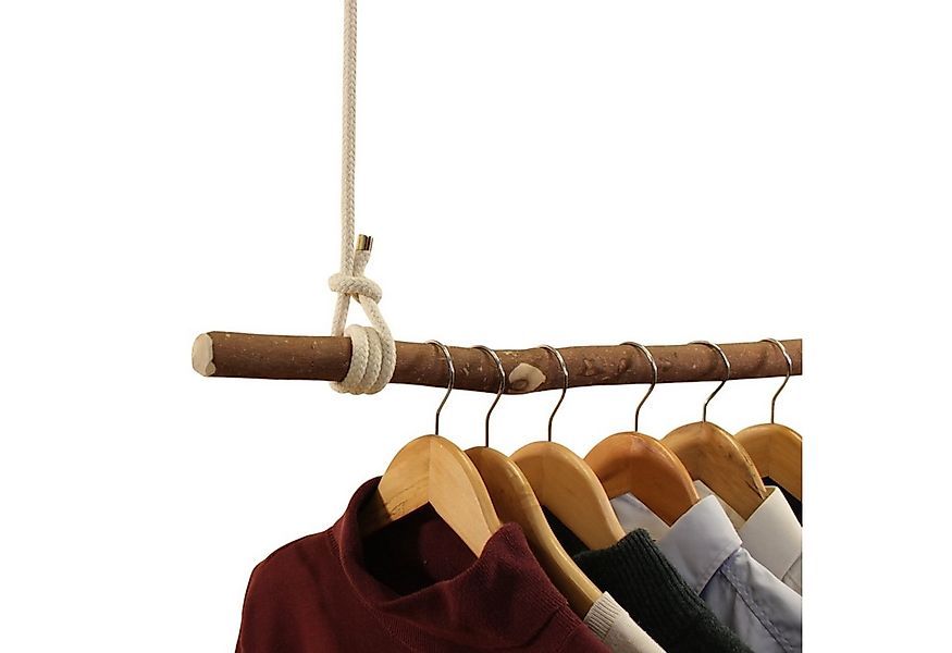 herbeschick. Garderobenstange Hängegarderobe "Naturbursche", Kleiderstange, günstig online kaufen